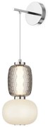 Aplica de perete LED design modern decorativ Pattern crom