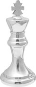 vidaXL Sculpturi 2 pcs Argintiu 17 x 17 x 42 cm Aluminiu