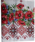 Fata de masa MOTIVE TRADITIONALE SI MACI XXL CASA GINO® , bumbac 100%, 150X210, masa 12 persoane