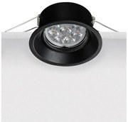 Spot incastrabil directionabil GU10 Irene negru