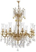 Candelabru LUX realizat manual cu cristale Scholer Queen 8L