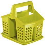 Scurgator tacamuri, 4 compartimente, verde, Asca