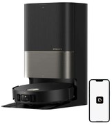 Aspirator robot Dreame X50 Ultra RLX85CE-6-BK, 20000 Pa, detectare AI a obstacolelor, navigare 360°, control vocal, sterilizare UV, negru/dorat