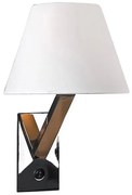 Aplica de perete moderna Orlando crom/ alb 5103W/WH MX