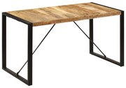 vidaXL Masă de bucătărie, 140x70x75 cm, lemn masiv de mango