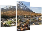 Tablou - Munte cu râu (90x60 cm)