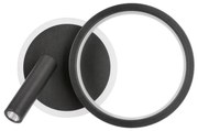 Spot LED de perete MONET LED/16W/230V, negru
