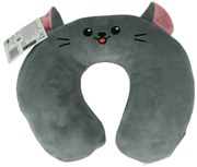 Perna de calatorie TRAVEL FRIENDS 33x25 cm plusata - mai multe culori Culoare: Gri