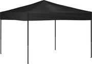 vidaXL Cort de petrecere pliabil, negru, 3x3 m
