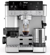 Espressor automat 3in1 Ninja Luxe Café Premier ES601EU, 1650W, 15 bar, 2 litri, Barista Assist, 4 moduri, 3 setari de temperatura, Inox/Negru