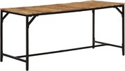 vidaXL Masa de sufragerie 160x80x75 cm lemn masiv Mango brut