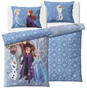 Lenjerie de pat pentru copii Ice Kingdom FrostySky , 140 x 200 cm, 70 x 90 cm