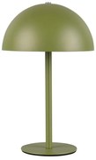 Veioză verde LED cu abajur din metal (înălțime 21 cm) Munoz – Trio