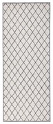 Covor adecvat pentru exterior NORTHRUGS Malaga, 80 x 250 cm, gri - crem