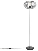 Lampa de podea de design neagră - Johanna