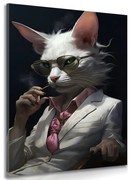 Tablou animal gangster pisică