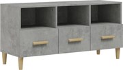vidaXL Dulap TV, gri beton, 102x36x50 cm, lemn prelucrat