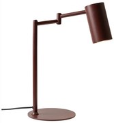 Lampa birou din metal cu brat articulat Bilbao visiniu