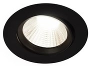 Set de 3 spoturi incastrabile LED dimabil Fremont 3-Kit 4000K negru
