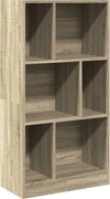 vidaXL Bibliotecă, stejar sonoma, 57x28,5x107,5 cm, lemn prelucrat