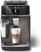 Espressor automat Philips EP5549/70 LatteGo, 1500 W, 15 bar, 1,8 l, 20 bauturi, Rasnita ceramica cu 12 trepte, TFT, AquaClean, SilentBrew, AromaExtract, ExtraShot, Negru/Bej