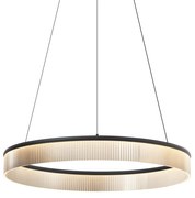 Lampă suspendată modernă neagră 78cm incl. LED cu 3 trepte de intensitate luminoasă - Anello Chandelier