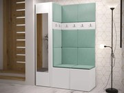 Mobilier hol Tovenaz X (verde deschis) (cu oglindă). 1104775