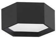 Plafoniera LED design minimal SAMBA neagra