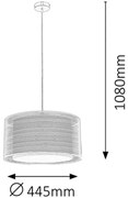 Rabalux 2632 - Corp de iluminat pendul ANASTASIA E27/60W