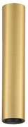Spot aplicat LED design tehnic LUISA auriu mat, H-20cm