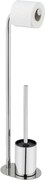 Suport pentru hârtie igienică argintiu lucios din oțel inoxidabil Levante – Wenko