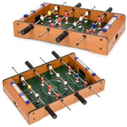 Mini foosball pentru copii cu două bile și ghidaje