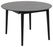 Masă de dining rotundă extensibilă cu blat cu aspect de lemn de stejar ø 115 cm Montreux – Actona