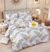 Lenjerie Pat Dublu din Bumbac Tip Finet, cu Elastic, 6 Piese - Tropical