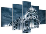 Tablou cu arhitectură în întuneric (150x105 cm)