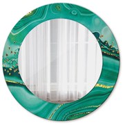 Oglinda cu decor rotunda Agate jaspis marble