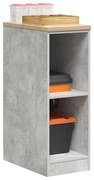 vidaXL Dulap depozitare garaj Beton Gri 30x51x85 cm lemn masiv de pin