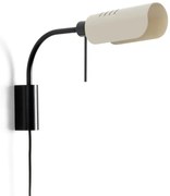 Aplica metal stil retro abajur ajustabil MARTINICA S negru, bej