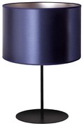 Lampă de masă Duolla CANNES 1xE14/15W/230V d. 20 cm albastru/argintiu/negru