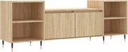 vidaXL Comodă TV, stejar sonoma, 160x35x55 cm, lemn prelucrat
