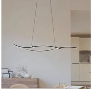 Lustră LED pe cablu Eglo 901207 GRISOLIA LED/20W/230V 4000K negru