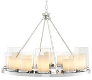 Lustra realizata manual, finisaj otel inoxidabil, telecomanda, Summit 90cm 111305 HZ