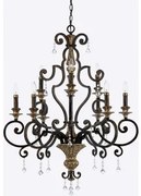 Candelabru clasic MARQUETTE 9 becuri E14 QUOIZEL QZ/MARQUETTE9