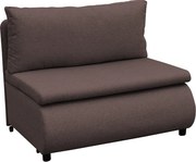 Fotoliu extensibil cu spaţiu de depozitare, maro, FLIK