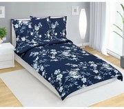 Bellatex Lenjerie de pat din bumbac Trandafirialbastru, 140 x 200 cm, 70 x 90 cm