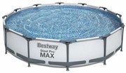 Piscină rotundă Bestway Steel Pro MAX cufiltrare cu cartuș