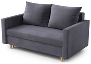Canapea două locuri Louis (gri). 1065641