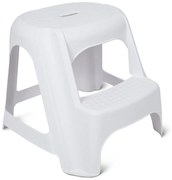 Treaptă din plastic 4Home, albă, 55 x 48 x 40 cm