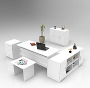 Set pentru birou Vincent 16 (alb). 1072653