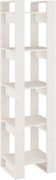 vidaXL Bibliotecă/Separator cameră, alb, 41x35x160 cm, lemn masiv pin